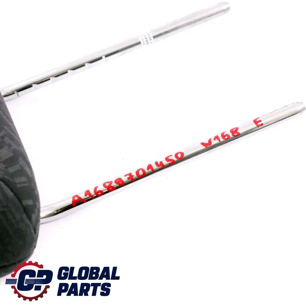 Mercedes-Benz A-Class W168 Front Rear Seat N/O/S Fabric Cloth Headrest to with Part number A1689701450 Mercedes-Benz A-Class W168 Front Rear Seat N/O/S Fabric Cloth Headrest - SKU A1689701450 - Part number A1689701450