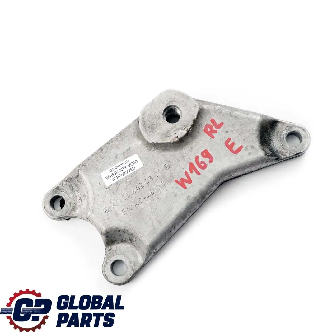 Soporte De Montaje Trasero Del Motor Izquierdo para Mercedes W169 con número de pieza A1692420301 Mercedes W169 Soporte De Montaje Trasero Del Motor Izquierdo - SKU A1692420301 - Número de pieza A1692420301