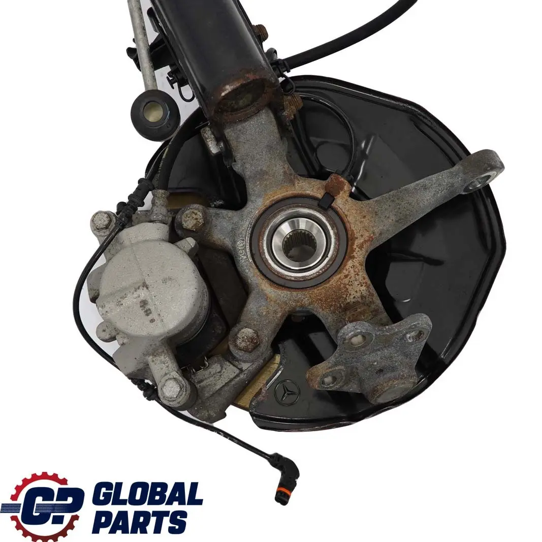 Mercedes W169 A160 Cubo de rueda de freno pata suspensión delantera izquierda - SKU A1693201430-2 - Número de pieza A1693201430