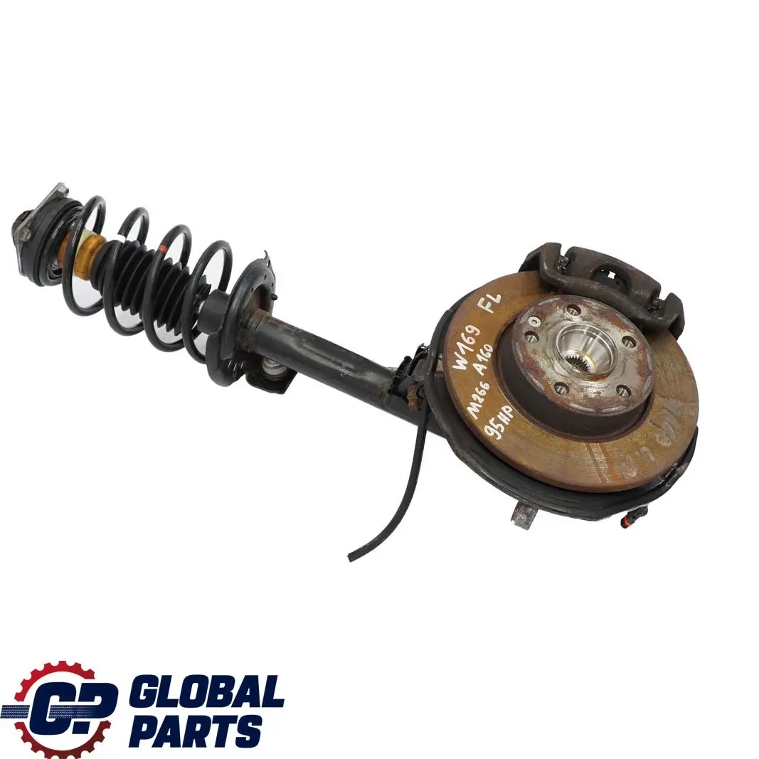 Mercedes W169 A160 Vorne Links Aufhängung Bein Bremse Radnabe - SKU A1693201430-2 - Teilenummer A1693201430