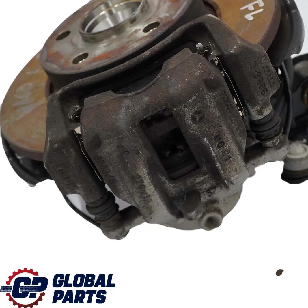 Mercedes W169 A160 Cubo de rueda de freno pata suspensión delantera izquierda - SKU A1693201430-2 - Número de pieza A1693201430