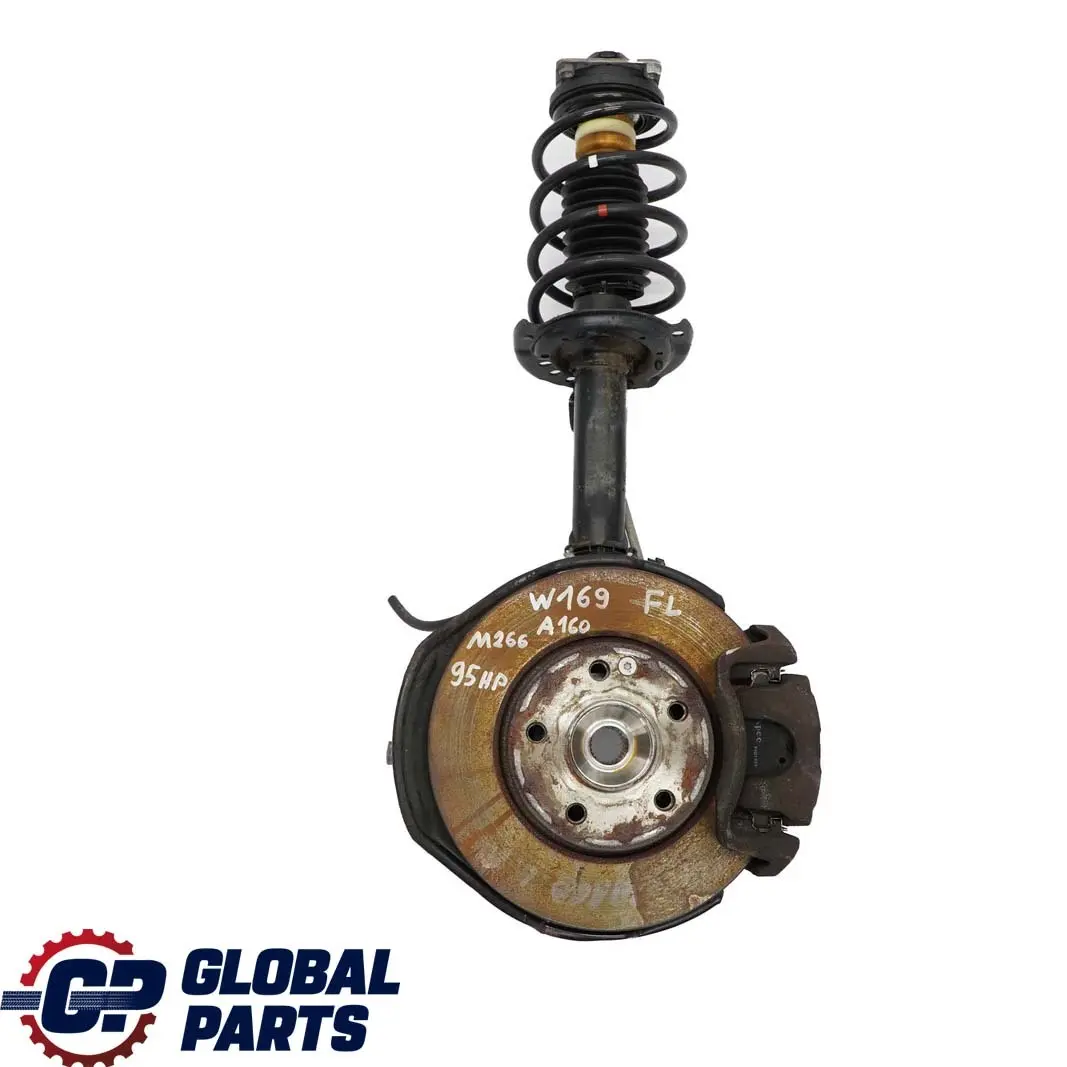 A160 Cubo de rueda de freno pata suspensión delantera izquierda para Mercedes W169 con número de pieza A1693201430 Mercedes W169 A160 Cubo de rueda de freno pata suspensión delantera izquierda - SKU A1693201430-2 - Número de pieza A1693201430