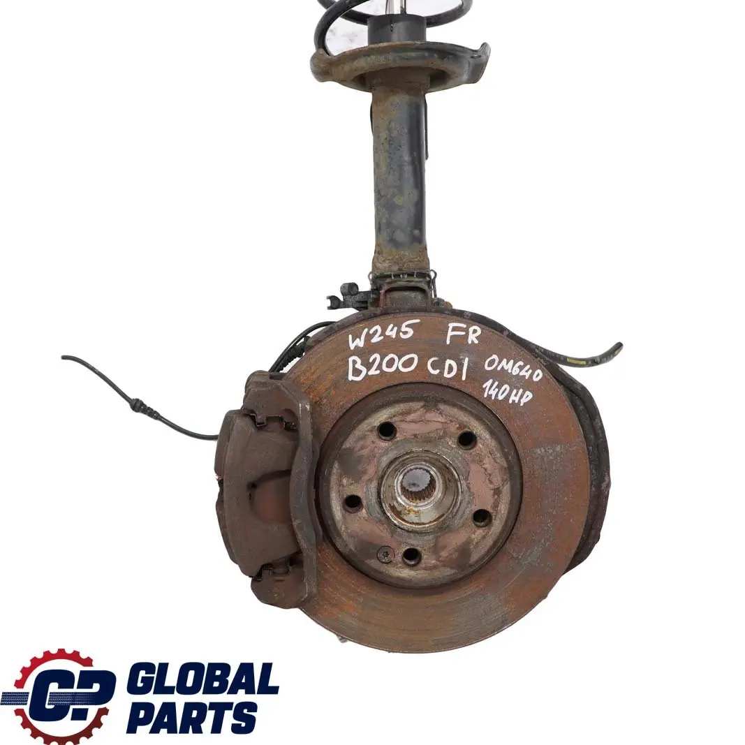Mercedes W245 200 CDI Delantero Derecho Suspensión Freno Rueda Buje - SKU A1693201730-4 - Número de pieza A1693201730