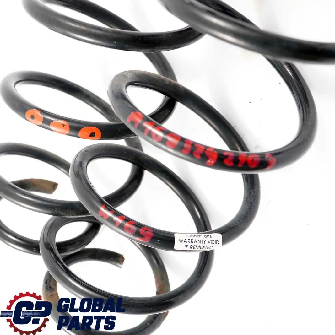  Mercedes-Benz A-Class W169 Rear Coil Spring Suspension Set 3X Red - SKU A1693242704 - Part number A1693242704