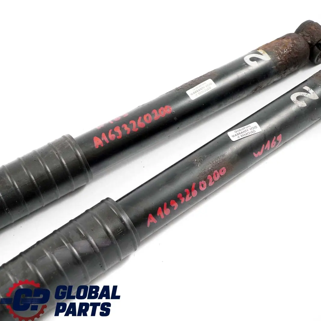 Left Right N/O/S Sport Shock Absorber Spring Strut Set to Mercedes W169 Rear with Part number A1693260200 Mercedes W169 Rear Left Right N/O/S Sport Shock Absorber Spring Strut Set - SKU A1693260200 - Part number A1693260200