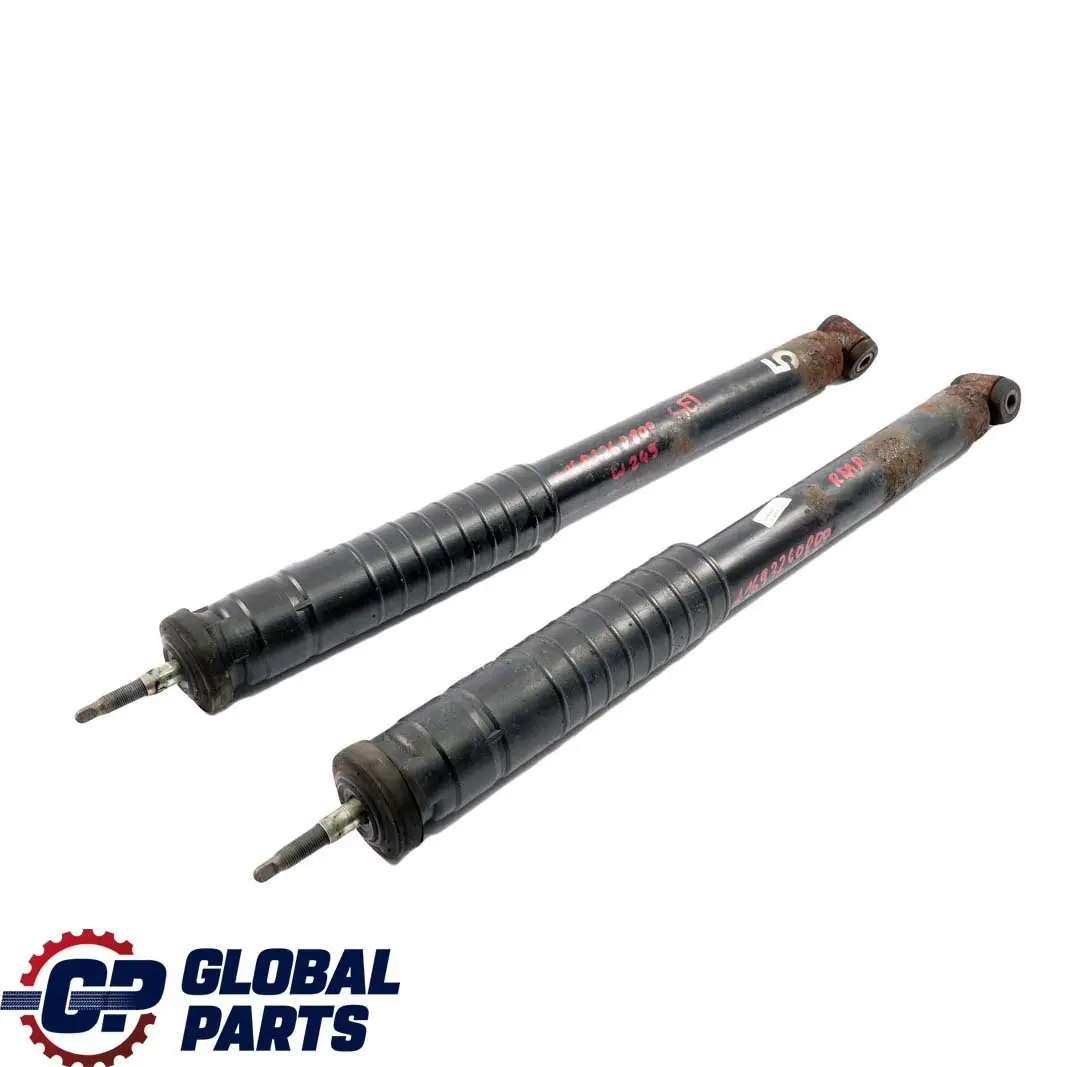 Shock Absorber Strut Left Right N/O/S Set to Mercedes W245 Rear with Part number A1693260800 Mercedes W245 Rear Shock Absorber Strut Left Right N/O/S Set - SKU A1693260800 - Part number A1693260800