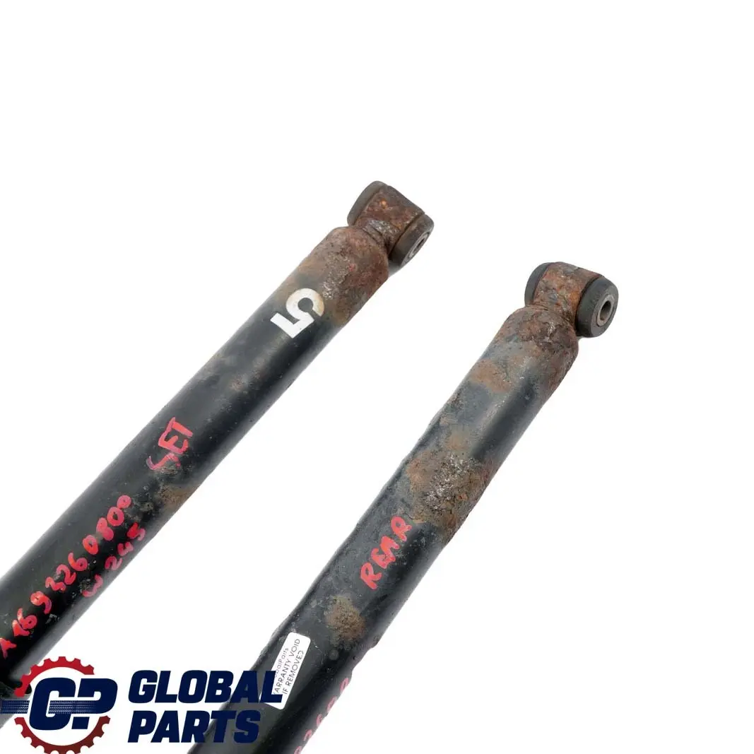 Shock Absorber Strut Left Right N/O/S Set to Mercedes W245 Rear with Part number A1693260800 Mercedes W245 Rear Shock Absorber Strut Left Right N/O/S Set - SKU A1693260800 - Part number A1693260800
