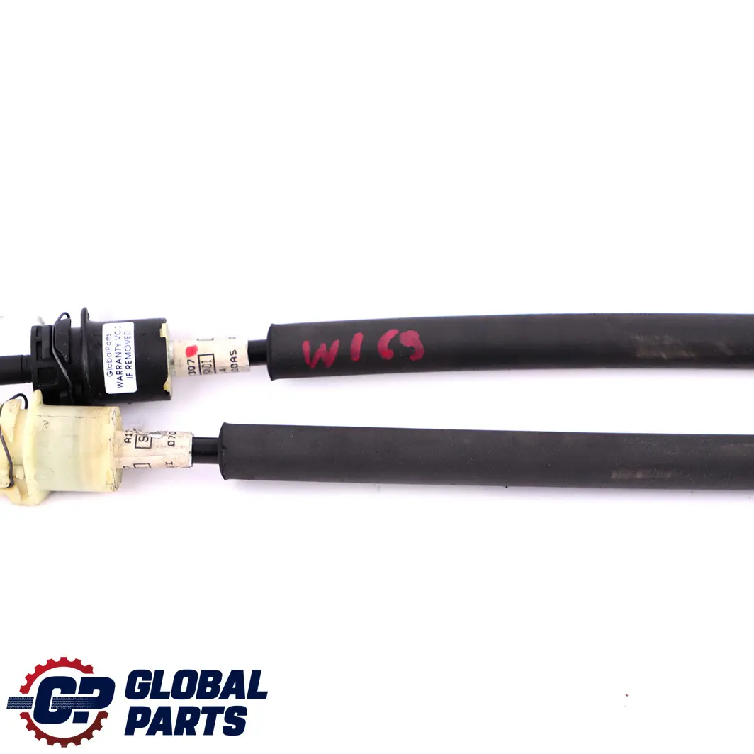 Mercedes-Benz A W169 Gear Selector Mechanism Bowden Cables Wiring to with Part number A1693600573 Mercedes-Benz A W169 Gear Selector Mechanism Bowden Cables Wiring - SKU A1693600573 - Part number A1693600573