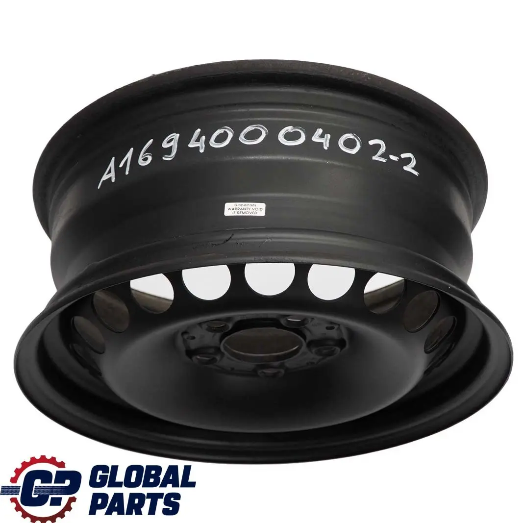 Mercedes-Benz A B Class W169 W245 Steel Rim Wheel 15" 6J ET:44 to with Part number A1694000402 Mercedes-Benz A B Class W169 W245 Steel Rim Wheel 15" 6J ET:44 - SKU A1694000402-2 - Part number A1694000402