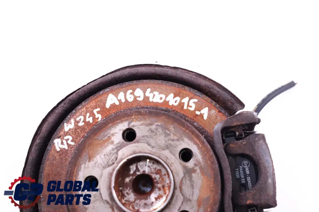 Mercedes W245 Pinza Disc Freno Suspensión Trasera Cubo Rueda Derecho - SKU A1694201015-1 - Número de pieza A1694201015