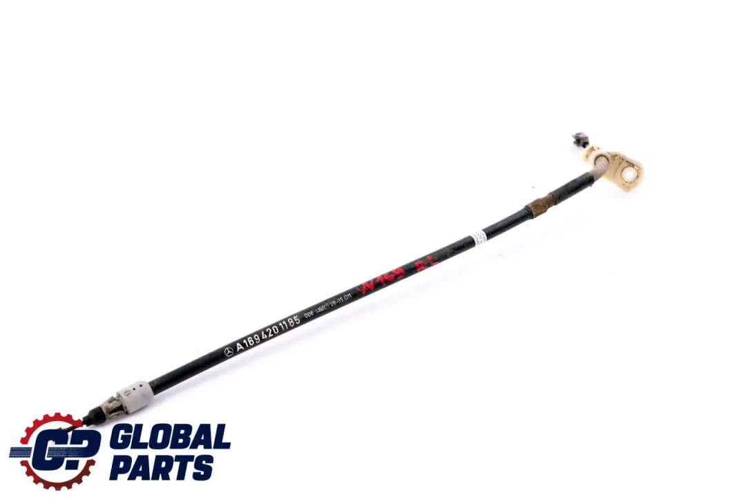 Cable Freno de Estacionamiento Trasero Izquierdo para Mercedes W169 W245 con número de pieza A1694201185 Mercedes W169 W245 Cable Freno de Estacionamiento Trasero Izquierdo - SKU A1694201185 - Número de pieza A1694201185