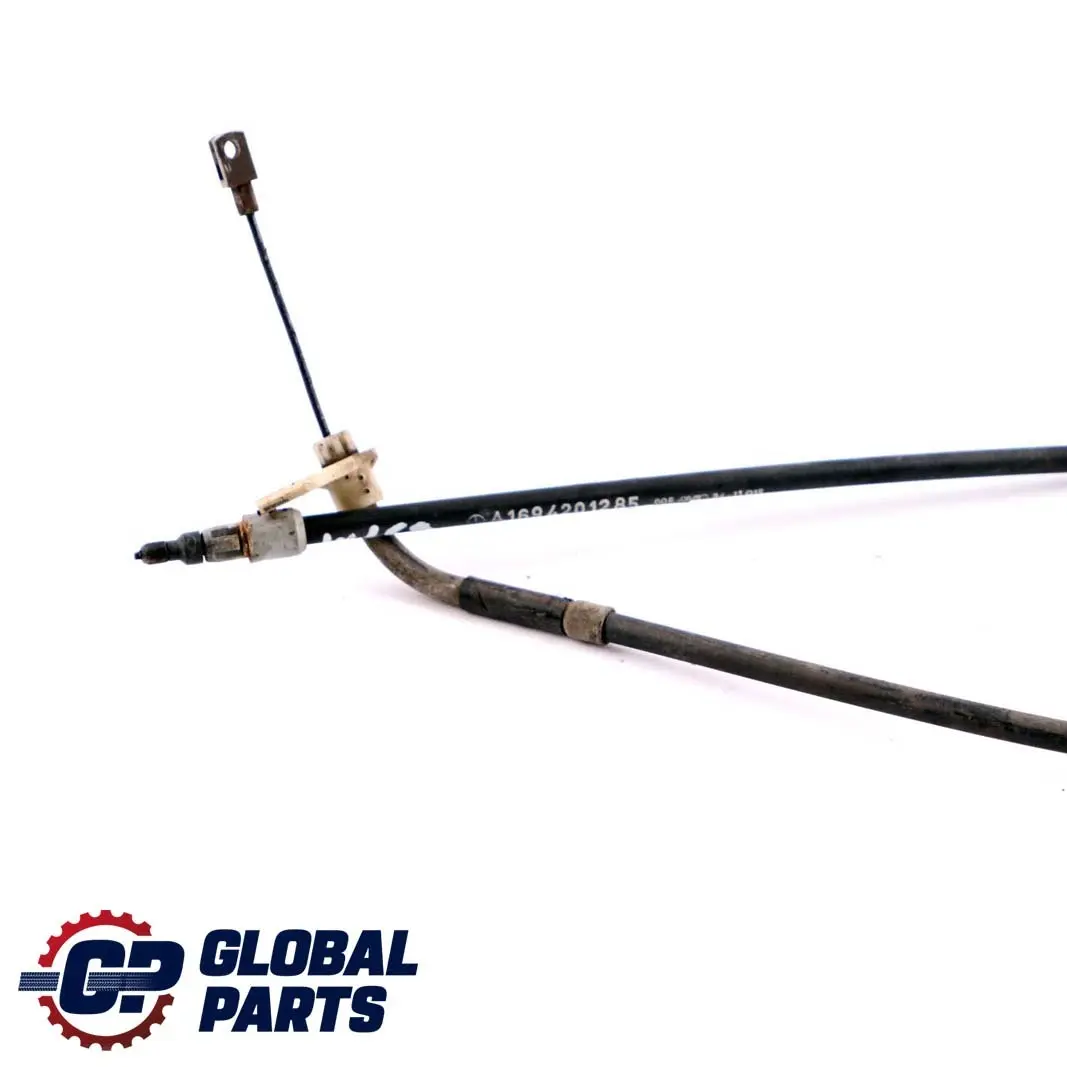 Cable de freno de mano trasero derecho para Mercedes W169 W245 con número de pieza A1694201285 Mercedes W169 W245 Cable de freno de mano trasero derecho - SKU A1694201285 - Número de pieza A1694201285