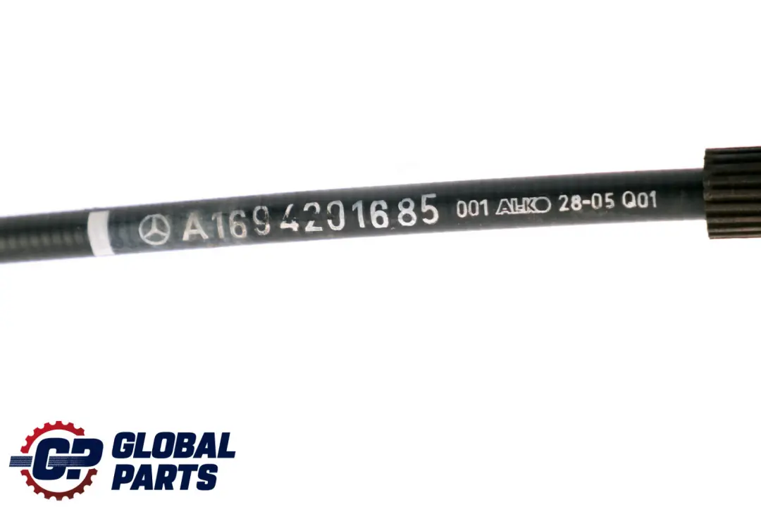 Mercedes-Benz A-Class W169 Cable Parking Brake Front to with Part number A1694201685 Mercedes-Benz A-Class W169 Cable Parking Brake Front - SKU A1694201685 - Part number A1694201685