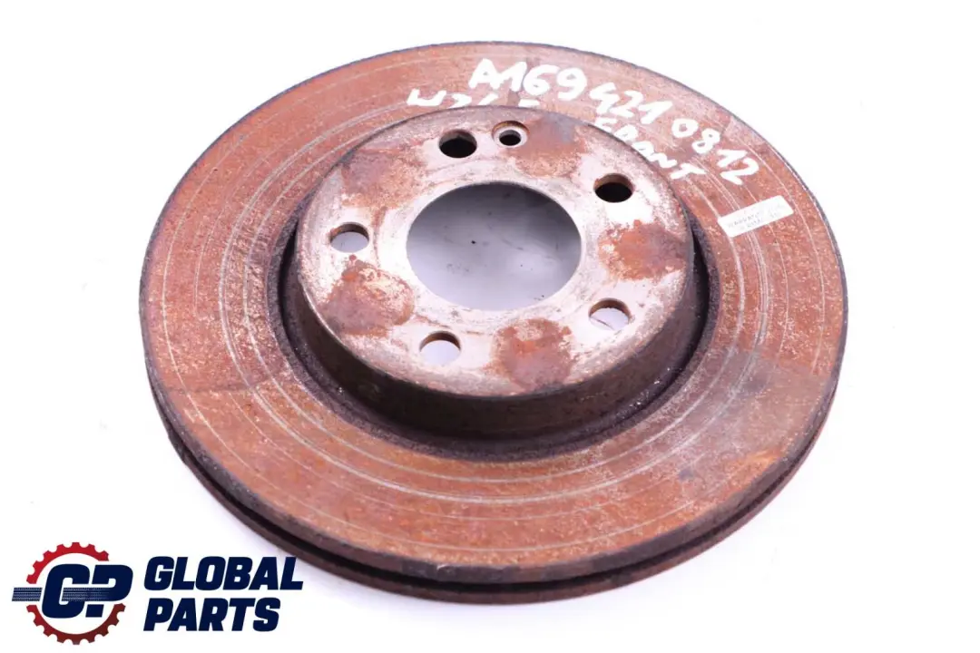 Brake Disc Mercedes W169 W245 Front Wheel Left Right N/O/S to with Part number A1694210812 Brake Disc Mercedes W169 W245 Front Wheel Left Right N/O/S - SKU A1694210812 - Part number A1694210812