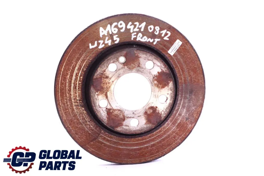 Mercedes W169 W245 Front Brake Disc Wheel Left Right N/O/S - SKU A1694210812 - Part number A1694210812