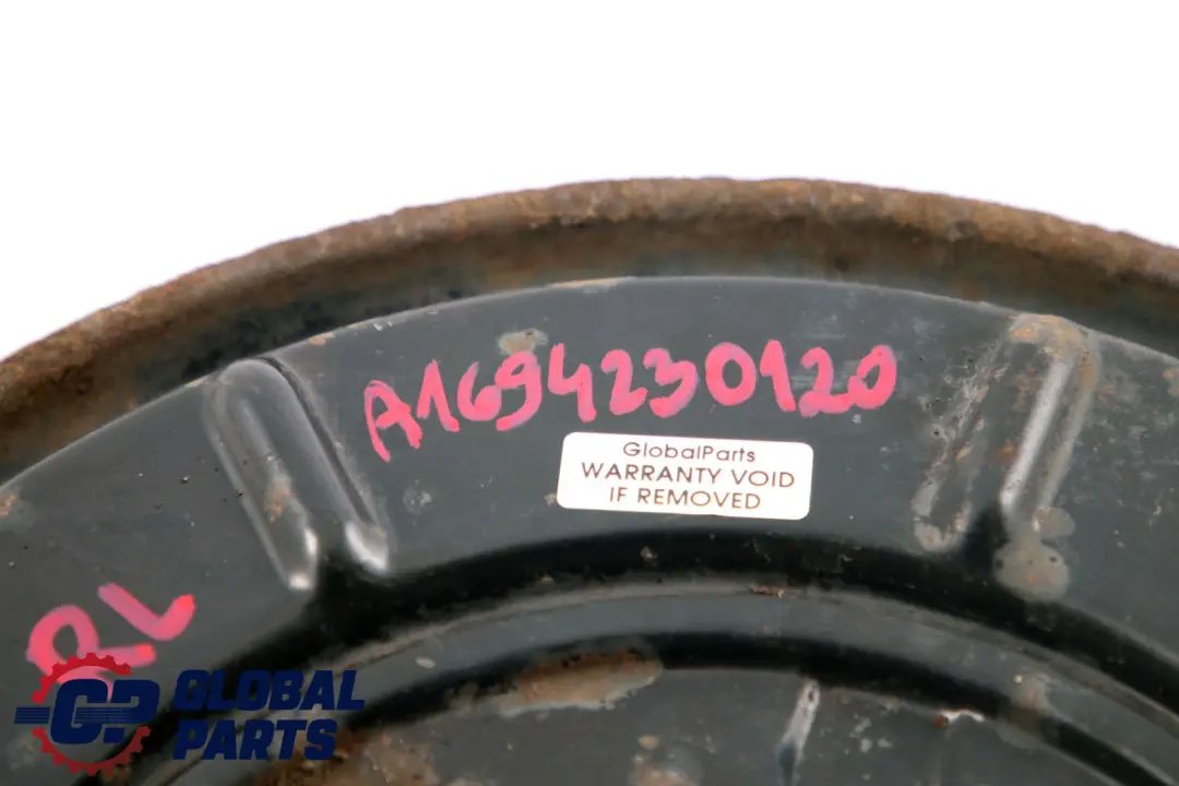 Mercedes W169 W245 Tarcza Hamulcowa Lewy Tył - SKU A1694230120 - Numer Części A1694230120