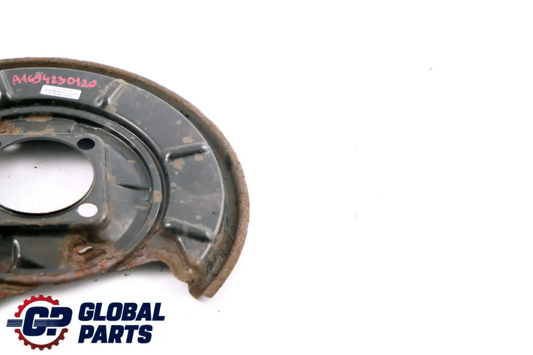 Mercedes A B Class W169 W245 Rear Left Brake Disc Protection Plate - SKU A1694230120 - Part number A1694230120