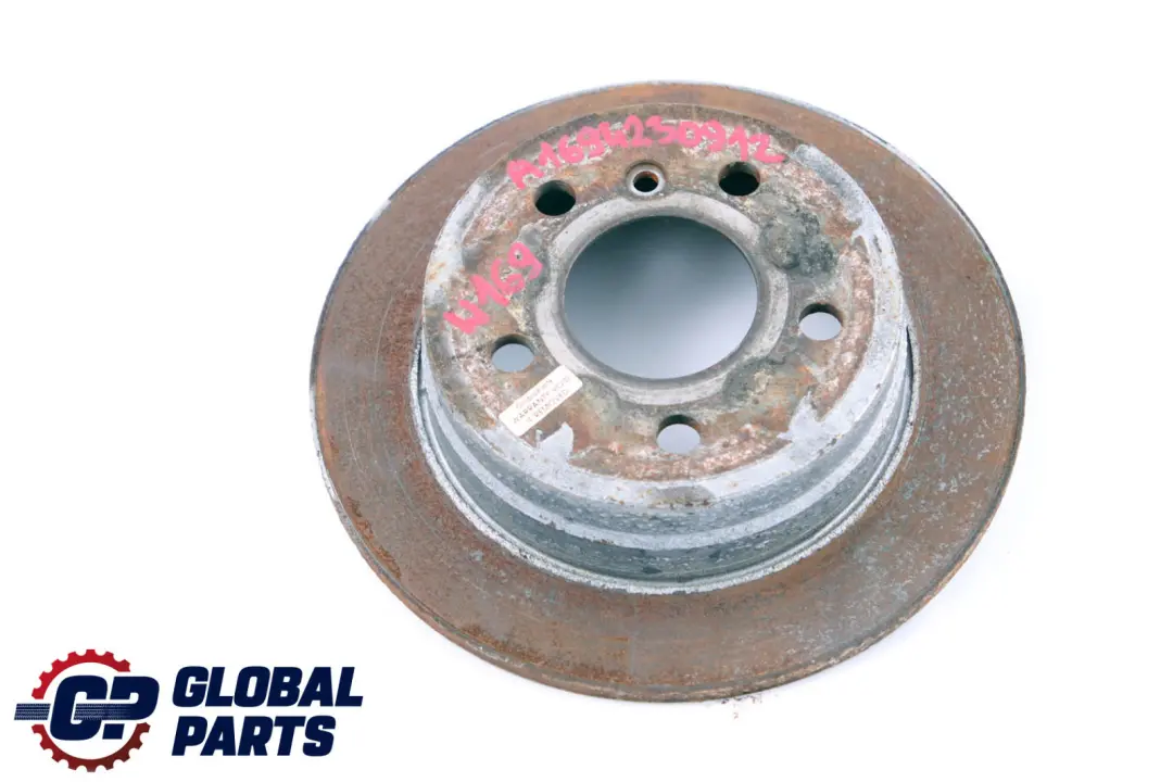 Mercedes B W169 W245 Rueda Trasera Izquierda Derecha Disco De Freno - SKU A1694230912 - Número de pieza A1694230912