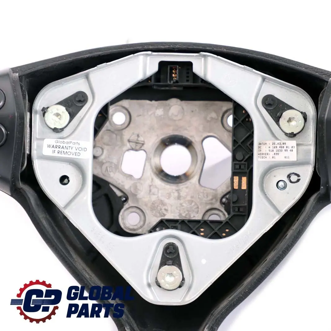 Mercedes-Benz A-Class W169 NEW Black Leather Steering Wheel with Black Threads to with Part number A1694600403 Mercedes-Benz A-Class W169 NEW Black Leather Steering Wheel with Black Threads - SKU A1694600403-1 - Part number A1694600403