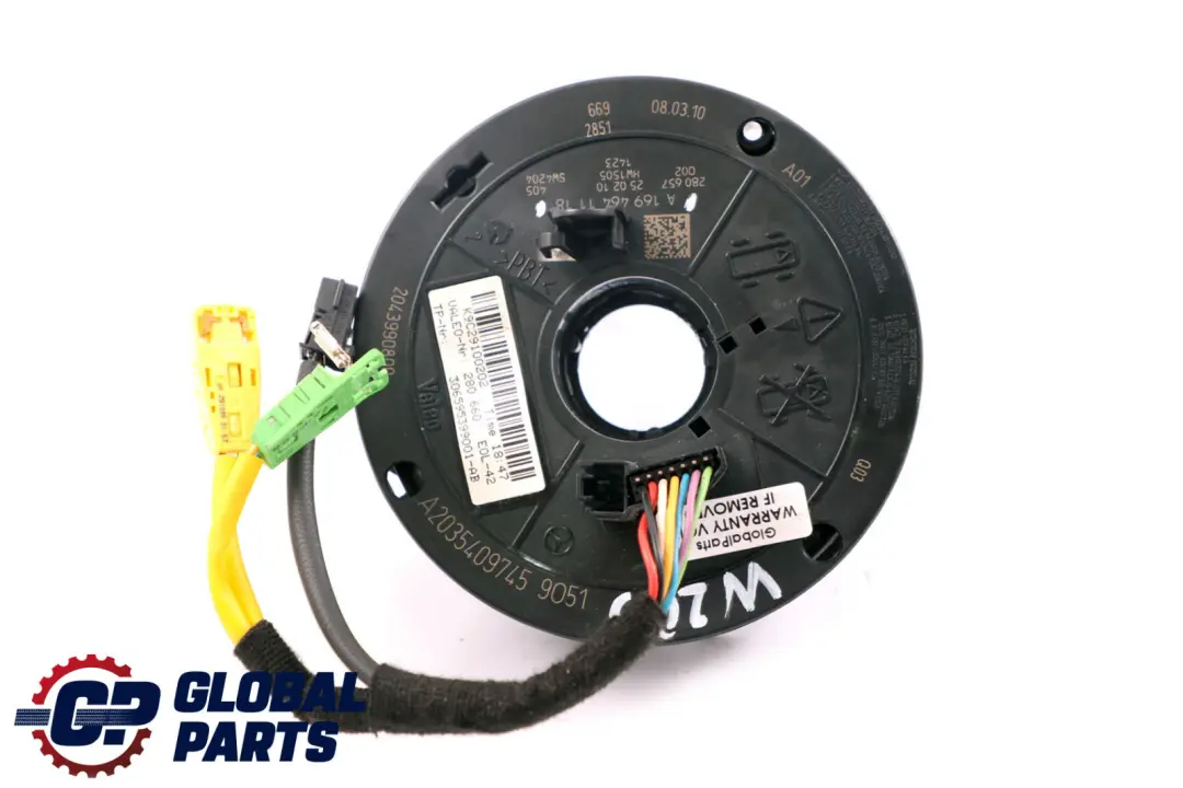 Mercedes A B C W169 W245 W203 Steering Angle Sensor Slip Ring Squib - SKU A1694641118 - Part number A1694641118