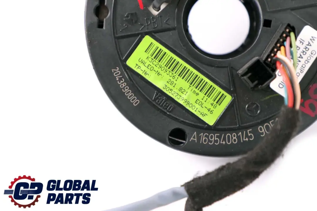 Sensor ángulo de dirección Slip Ring Squib para Mercedes W169 W245 W203 con número de pieza A1694641218 Mercedes W169 W245 W203 Sensor ángulo de dirección Slip Ring Squib - SKU A1694641218 - Número de pieza A1694641218