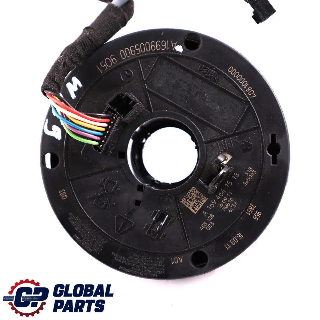 Capteur d'Angle de Volant Squib pour Mercedes W169 à propos du numéro de pièce A1694641518 Mercedes W169 Capteur d'Angle de Volant Squib - SKU A1694641518 - Numéro de pièce A1694641518