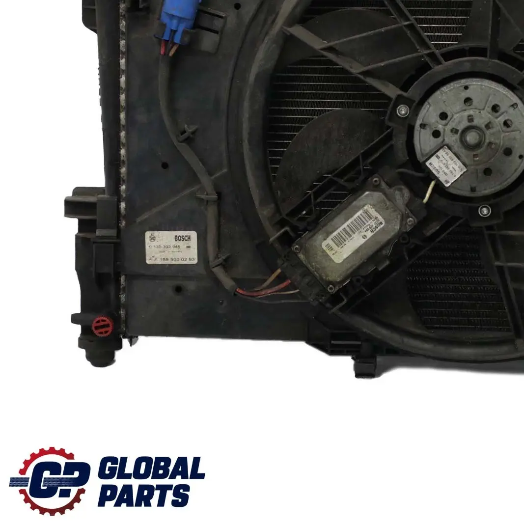  Mercedes-Benz A W169 Petrol Engine Cooling Radiator Fan A1695000293 - SKU A1695000193 - Part number A1695000193