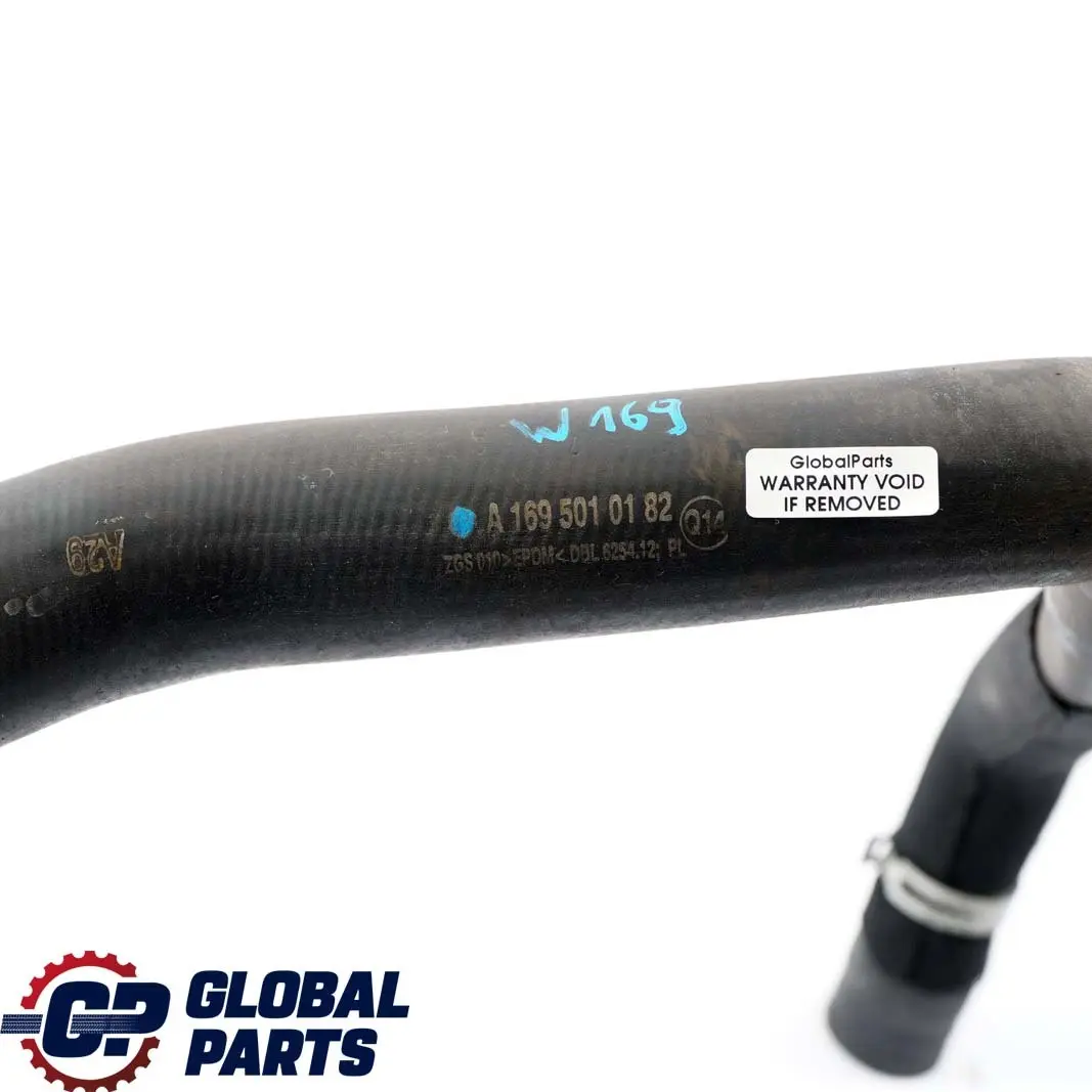 Mercedes-Benz A B W169 W245 Radiator Water Cooling Pipe Hose Bottom to with Part number A1695010182 Mercedes-Benz A B W169 W245 Radiator Water Cooling Pipe Hose Bottom - SKU A1695010182 - Part number A1695010182