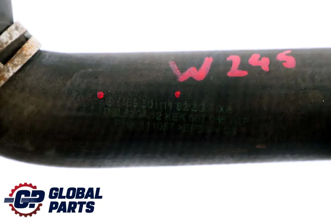 Wąż chłodnicy do Mercedes W169 W245 o numerze A1695011182 Mercedes W169 W245 Wąż chłodnicy - SKU A1695011182 - Numer Części A1695011182