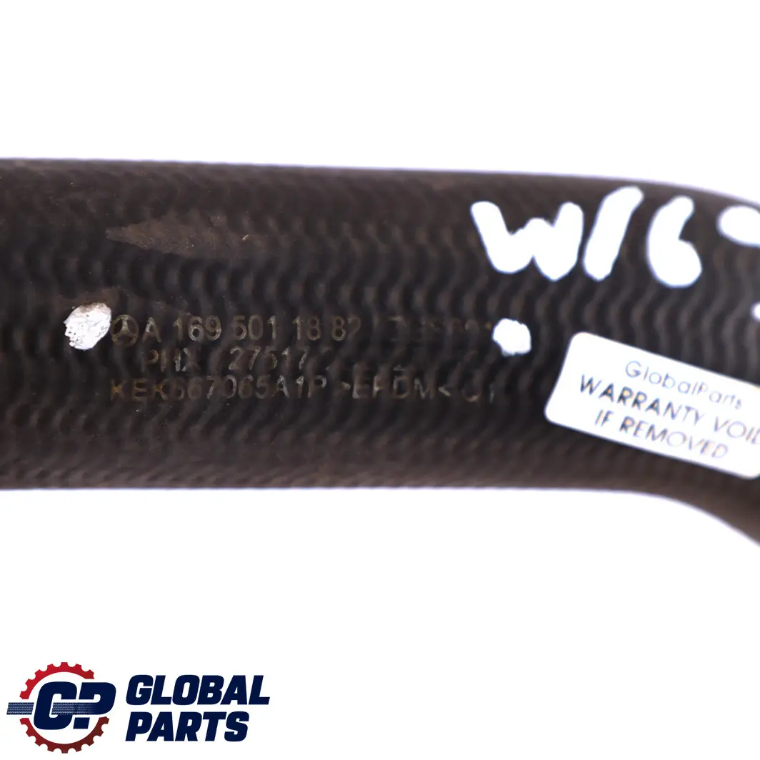  Mercedes-Benz W169 W245 Radiator Expansion Tank Top Coolant Hose - SKU A1695011882 - Part number A1695011882