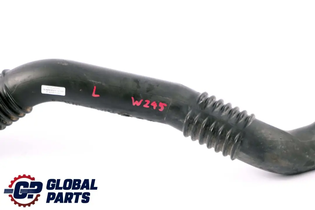 Hose Mercedes W169 W245 CDI Diesel Cooling Pipe to Intercooler with Part number A1695200701 Intercooler Hose Mercedes W169 W245 CDI Diesel Cooling Pipe - SKU A1695200701 - Part number A1695200701