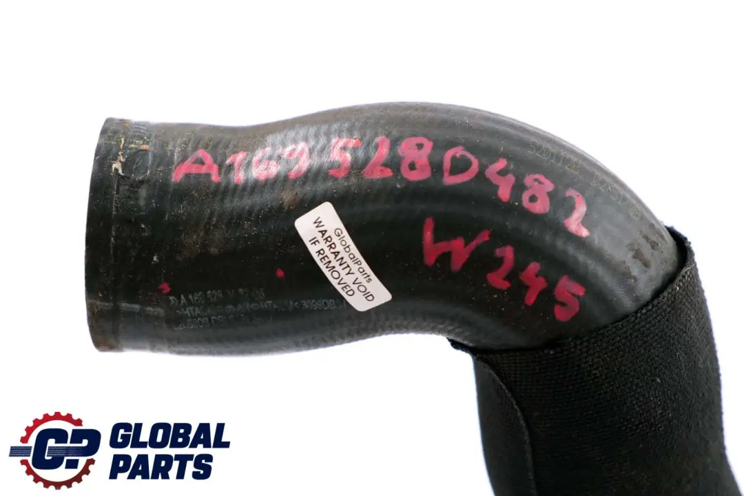 Mercedes A B Class W169 W245 Turbo Air Flow Intercooler Hose Pipe - SKU A1695280482 - Part number A1695280482