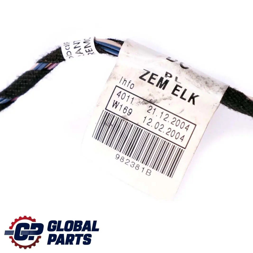 Mercedes-Benz A-Class W169 Heater Cable Harness Wiring Petrol to with Part number A1695401105 Mercedes-Benz A-Class W169 Heater Cable Harness Wiring Petrol - SKU A1695401105 - Part number A1695401105