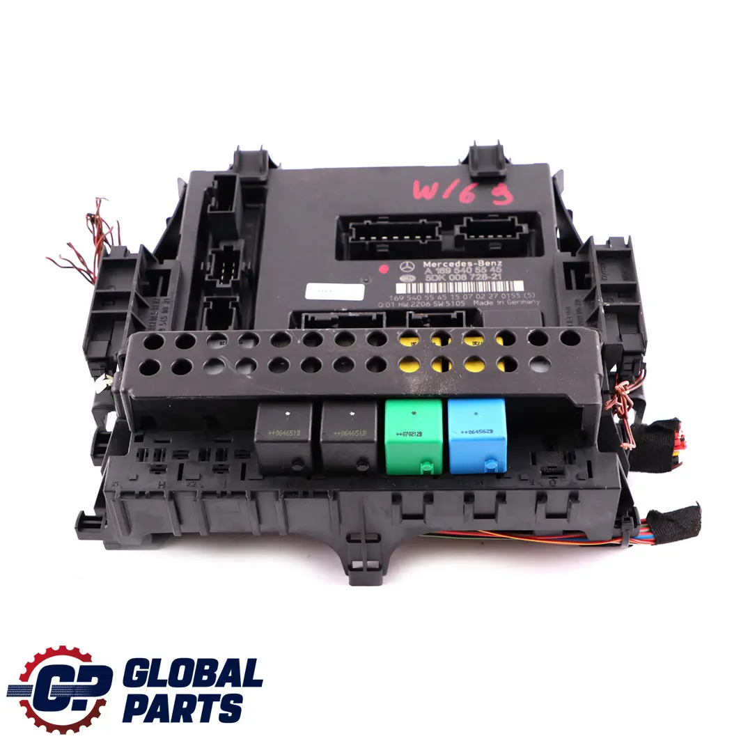 *Mercedes-Benz A-Class W169 Body Control Unit Module SAM to with Part number A1695405545 *Mercedes-Benz A-Class W169 Body Control Unit Module SAM - SKU A1695405545 - Part number A1695405545