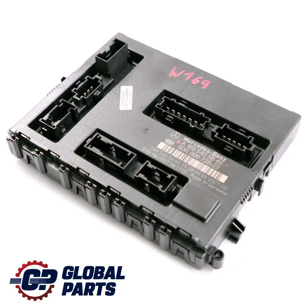 Mercedes W169 SAM Module de contrôle Boîte à fusibles - SKU A1695405645 - Numéro de pièce A1695405645