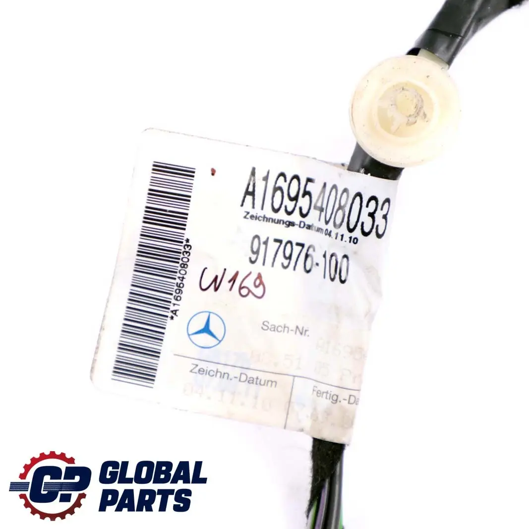  Mercedes-Benz A W169 Front Driver's Side Door Wiring Loom Harness - SKU A1695408033 - Part number A1695408033