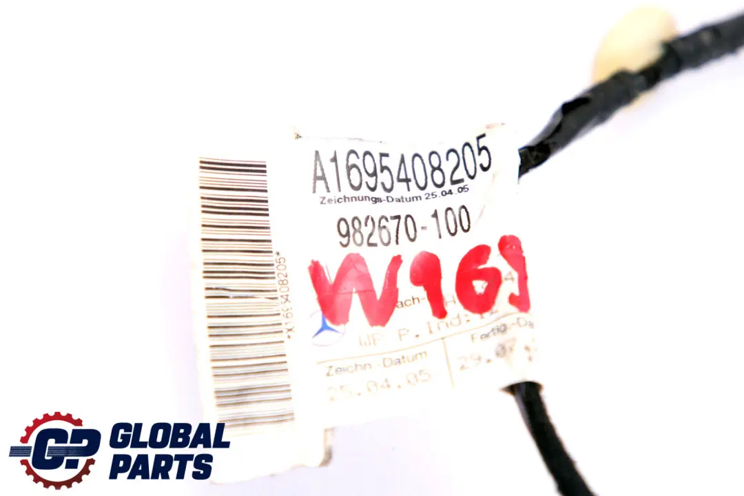 Mercedes W169 W245 Wiązka Drzwi Lewy Tył Tylne - SKU A1695408205 - Numer Części A1695408205
