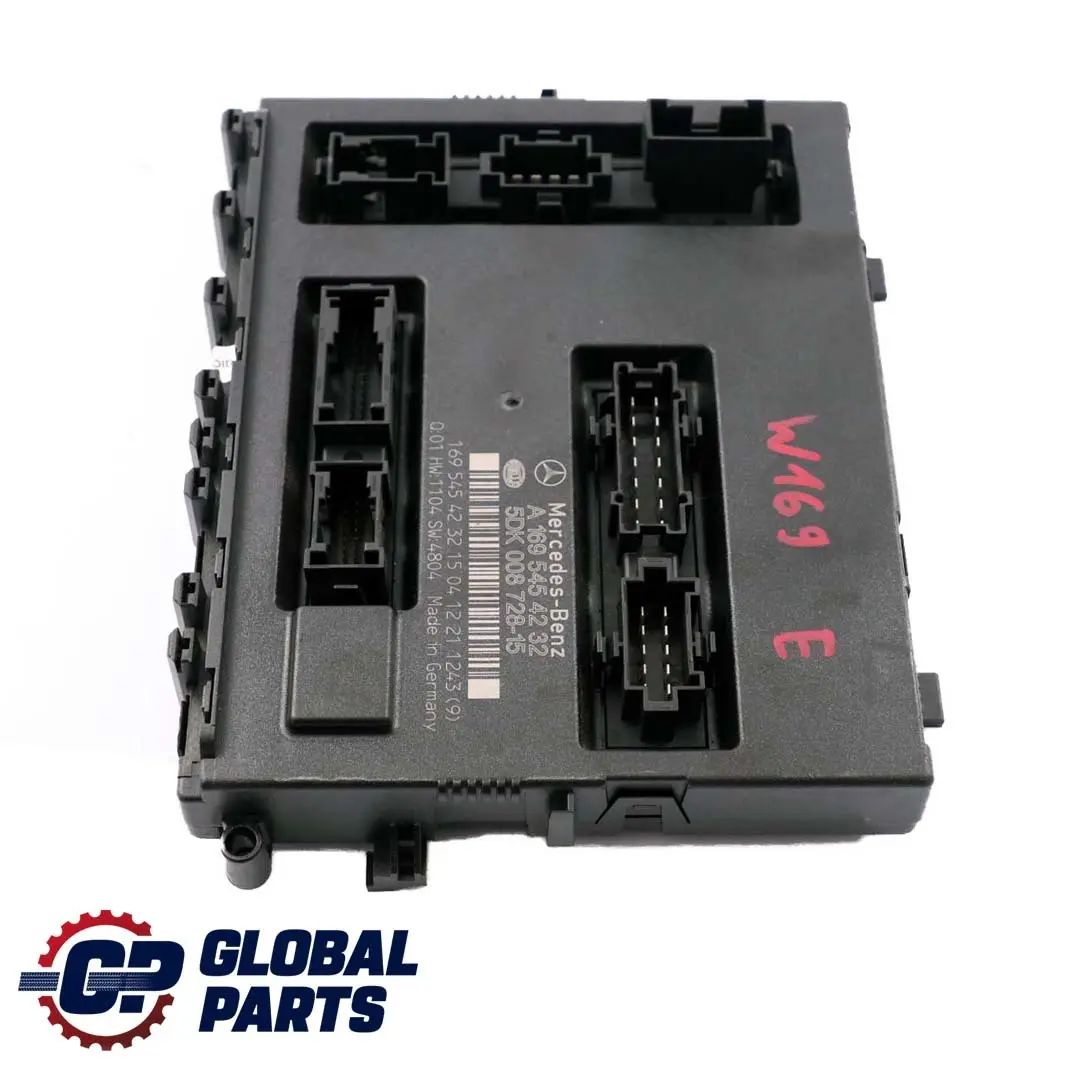Mercedes-Benz A-Class W169 SAM Control Module Fuse Box Unit to with Part number A1695454232 Mercedes-Benz A-Class W169 SAM Control Module Fuse Box Unit - SKU A1695454232 - Part number A1695454232