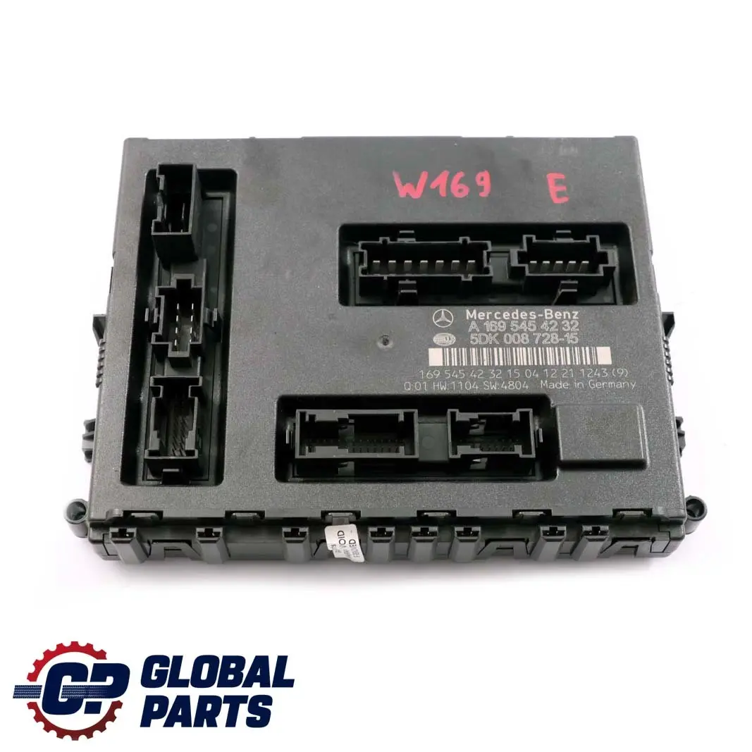 Mercedes-Benz A-Class W169 SAM Control Module Fuse Box Unit to with Part number A1695454232 Mercedes-Benz A-Class W169 SAM Control Module Fuse Box Unit - SKU A1695454232 - Part number A1695454232