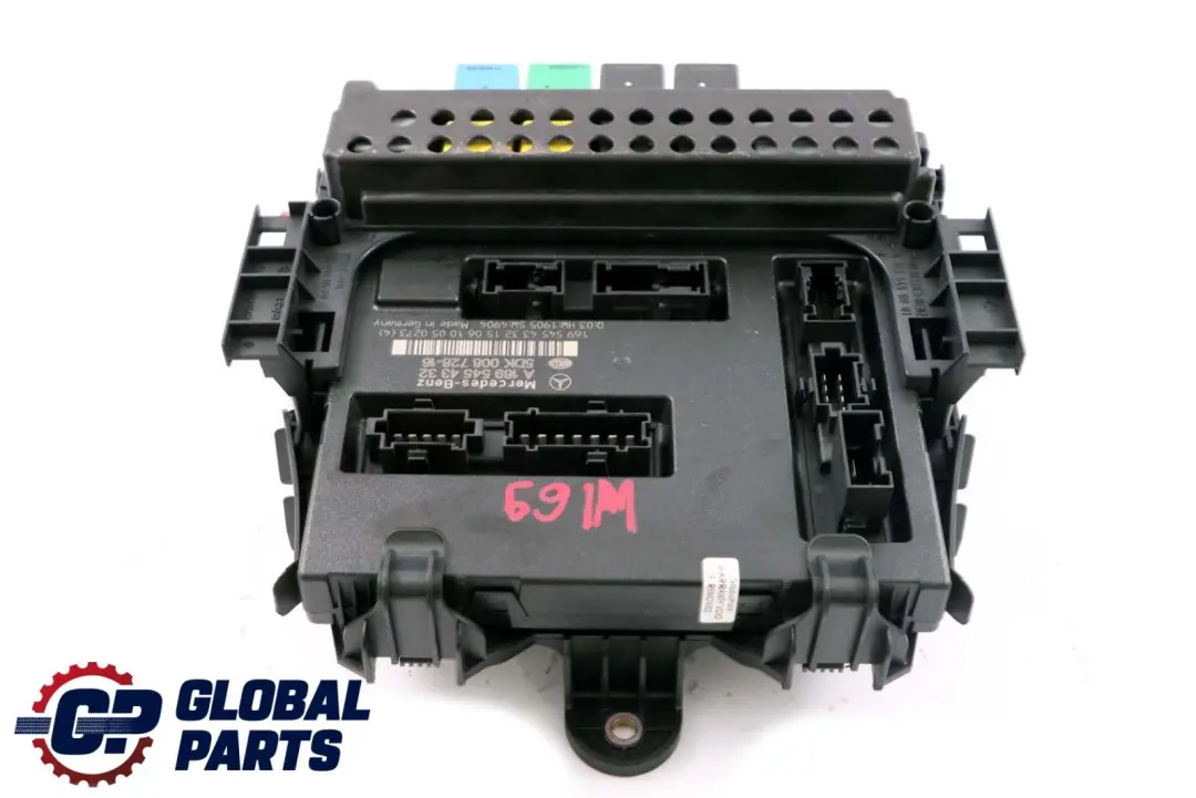 Mercedes-Benz A B Class W169 W245 Sam Control Module Fuse Box Unit - SKU A1695454332 - Part number A1695454332