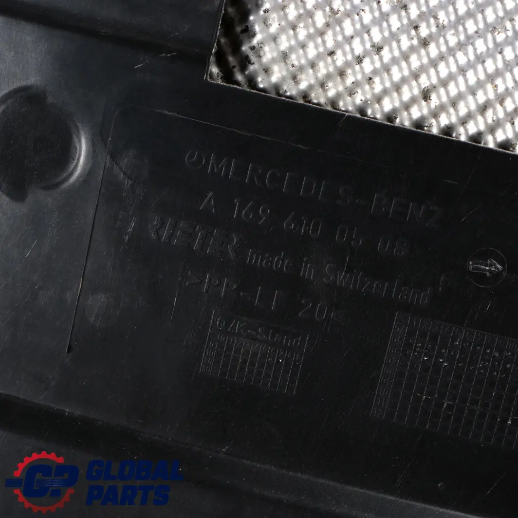 Mercedes-Benz A W169 Underfloor Tunnel Trim Cover Panel Diesel to with Part number A1696103508 Mercedes-Benz A W169 Underfloor Tunnel Trim Cover Panel Diesel - SKU A1696103508 - Part number A1696103508