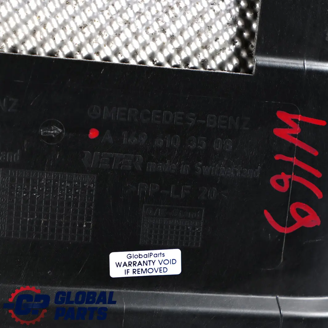 Mercedes-Benz A W169 Underfloor Tunnel Trim Cover Panel Diesel to with Part number A1696103508 Mercedes-Benz A W169 Underfloor Tunnel Trim Cover Panel Diesel - SKU A1696103508 - Part number A1696103508