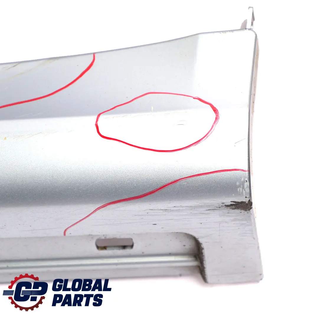 Mercedes-Benz B W245 Door Sill Side Cover Skirt Left N/S Horizon Blue - 391 to with Part number A1696111508 Mercedes-Benz B W245 Door Sill Side Cover Skirt Left N/S Horizon Blue - 391 - SKU A1696111508-HBL - Part number A1696111508