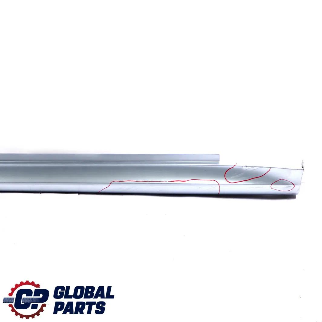  Mercedes-Benz B W245 Door Sill Side Cover Skirt Left N/S Horizon Blue - 391 - SKU A1696111508-HBL - Part number A1696111508