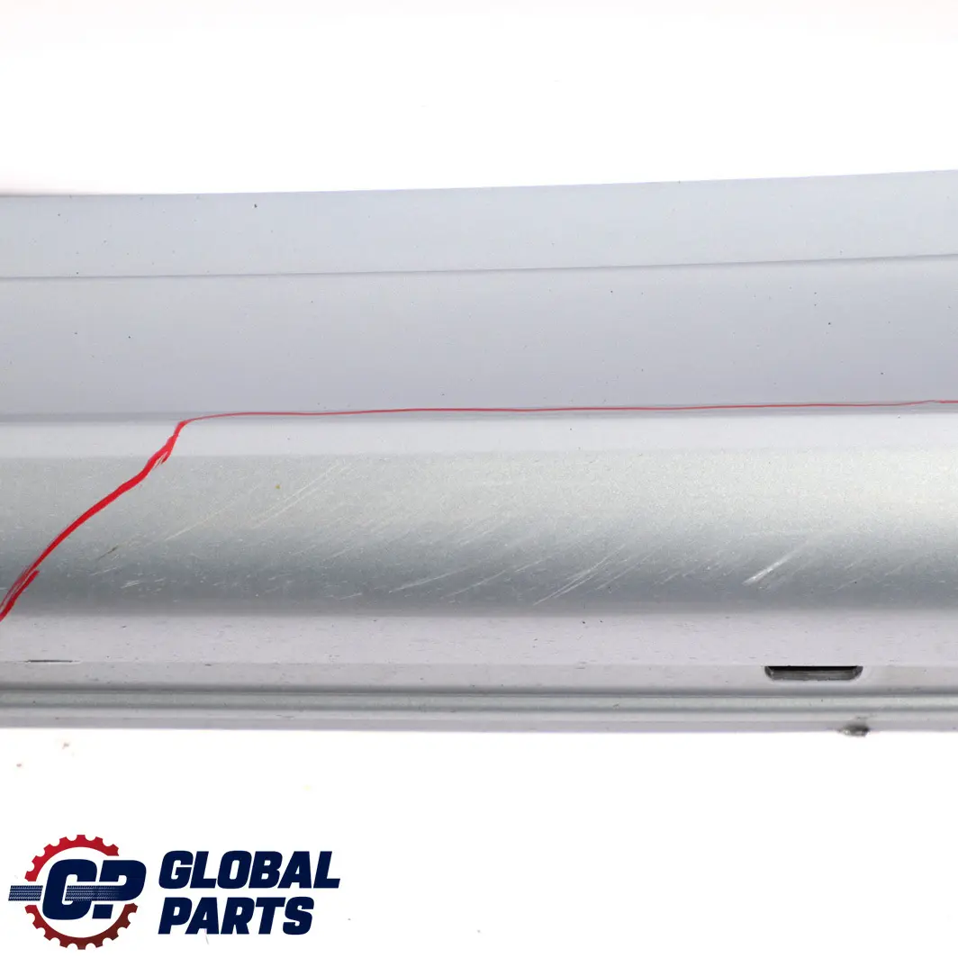 Mercedes-Benz B W245 Door Sill Side Cover Skirt Left N/S Horizon Blue - 391 to with Part number A1696111508 Mercedes-Benz B W245 Door Sill Side Cover Skirt Left N/S Horizon Blue - 391 - SKU A1696111508-HBL - Part number A1696111508