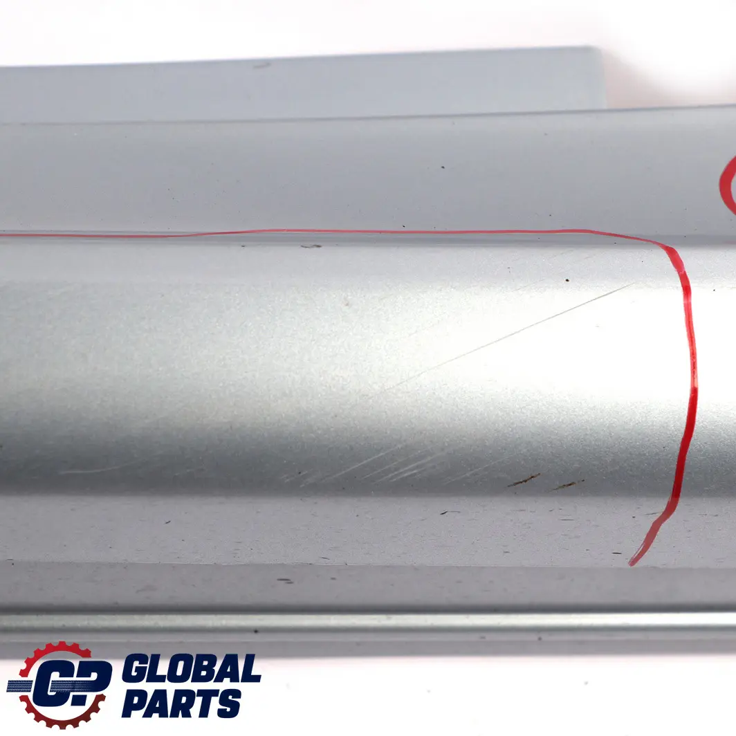 Mercedes-Benz B W245 Door Sill Side Cover Skirt Left N/S Horizon Blue - 391 to with Part number A1696111508 Mercedes-Benz B W245 Door Sill Side Cover Skirt Left N/S Horizon Blue - 391 - SKU A1696111508-HBL - Part number A1696111508