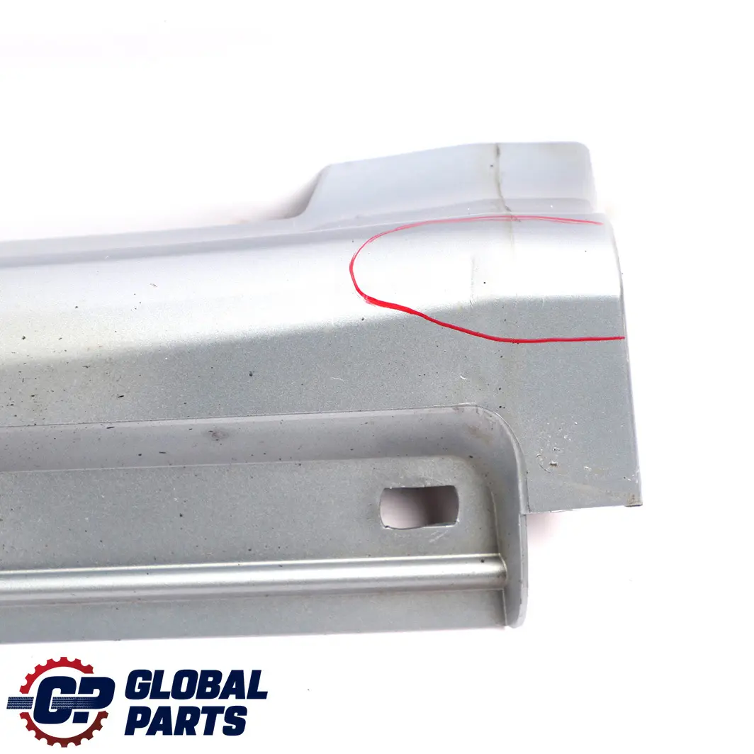 Mercedes-Benz B W245 Door Sill Side Cover Skirt Right O/S Horizon Blue - 391 to with Part number A1696111608 Mercedes-Benz B W245 Door Sill Side Cover Skirt Right O/S Horizon Blue - 391 - SKU A1696111608-HBL - Part number A1696111608
