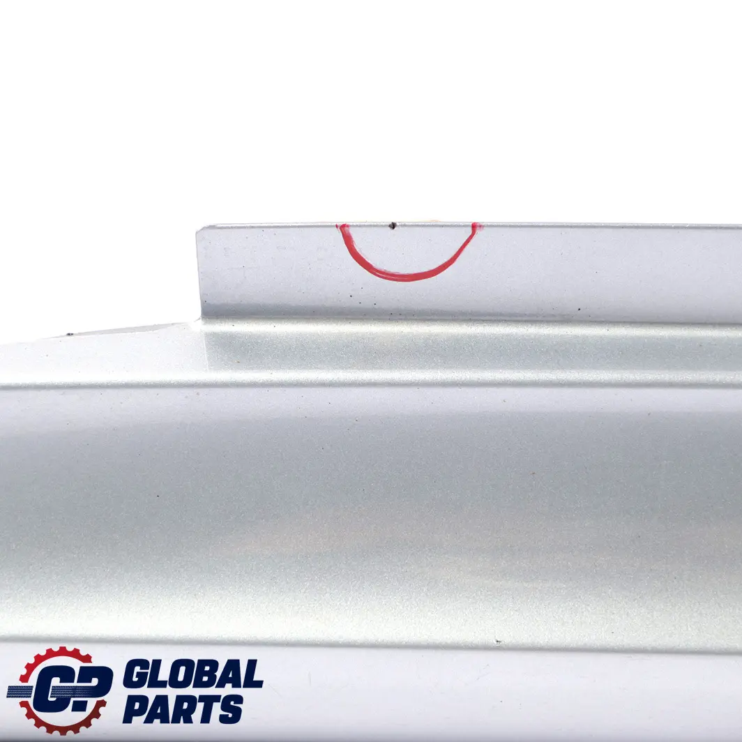 Mercedes-Benz B W245 Door Sill Side Cover Skirt Right O/S Horizon Blue - 391 to with Part number A1696111608 Mercedes-Benz B W245 Door Sill Side Cover Skirt Right O/S Horizon Blue - 391 - SKU A1696111608-HBL - Part number A1696111608