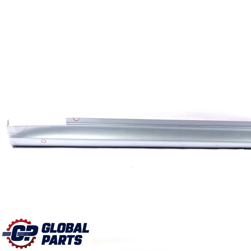 Mercedes-Benz B W245 Door Sill Side Cover Skirt Right O/S Horizon Blue - 391 to with Part number A1696111608 Mercedes-Benz B W245 Door Sill Side Cover Skirt Right O/S Horizon Blue - 391 - SKU A1696111608-HBL - Part number A1696111608