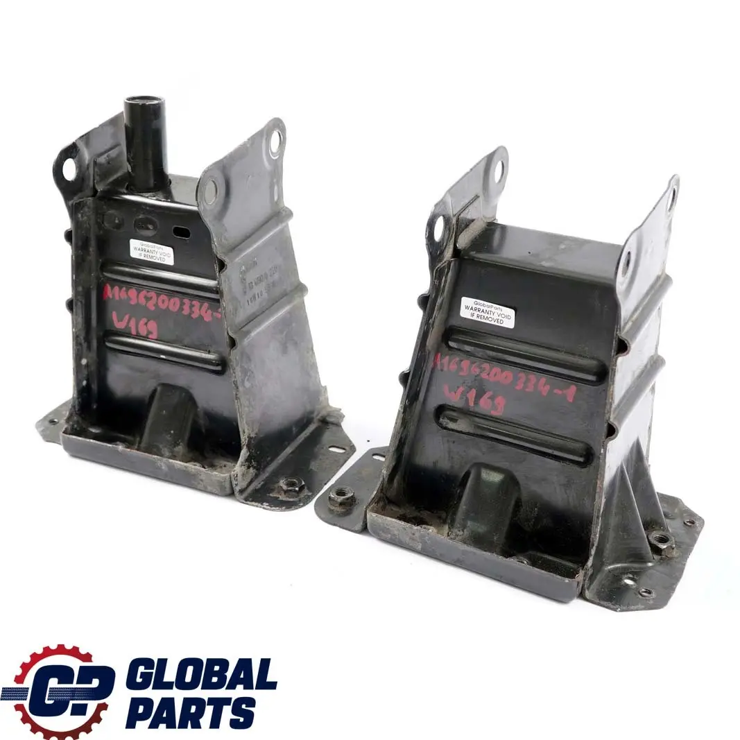 Mercedes-Benz A-Class W169 Front Bumper Carrier Cross Member Mount Holder Set to with Part number A1696200334 Mercedes-Benz A-Class W169 Front Bumper Carrier Cross Member Mount Holder Set - SKU A1696200334-1 - Part number A1696200334